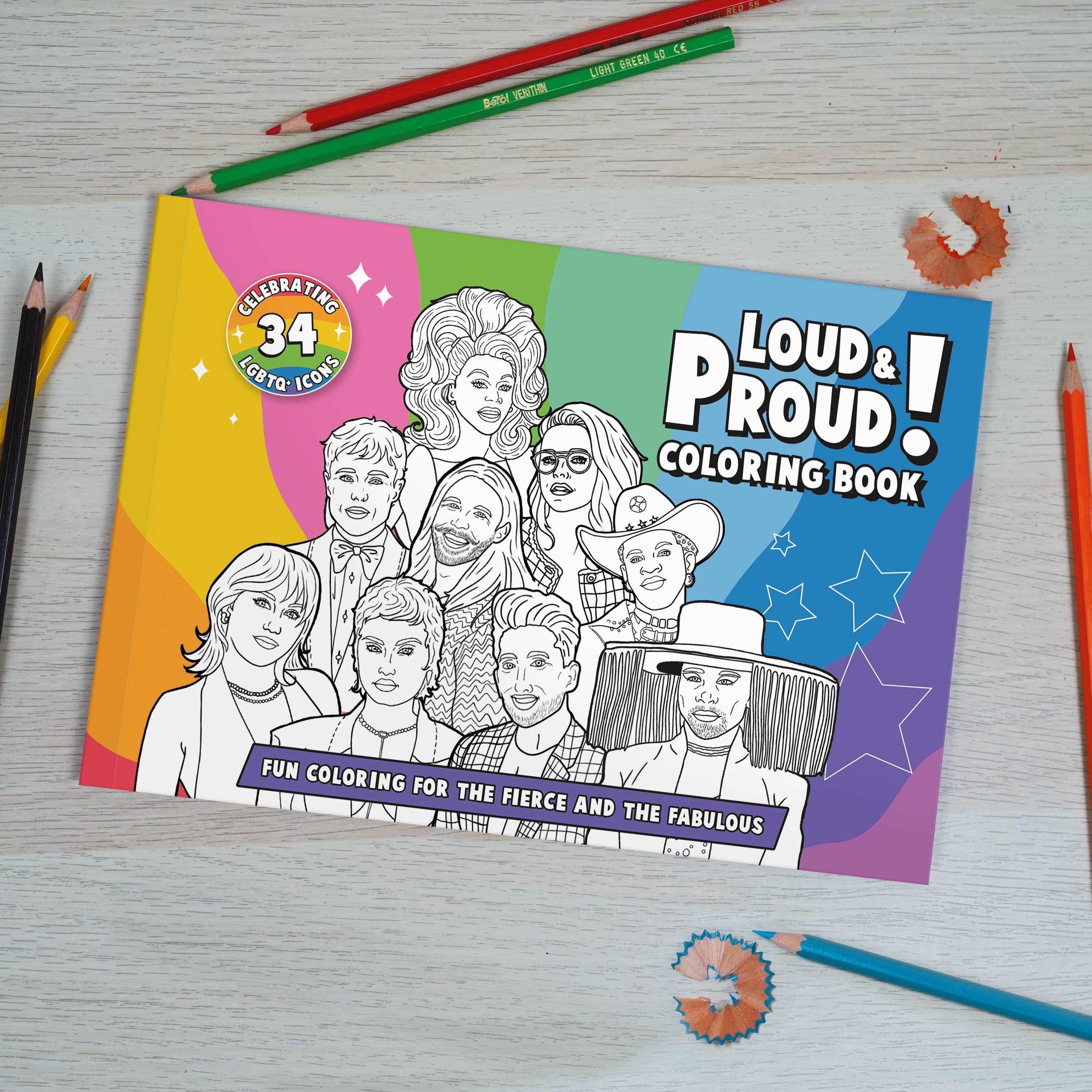 Livre de coloriage Loud & Proud